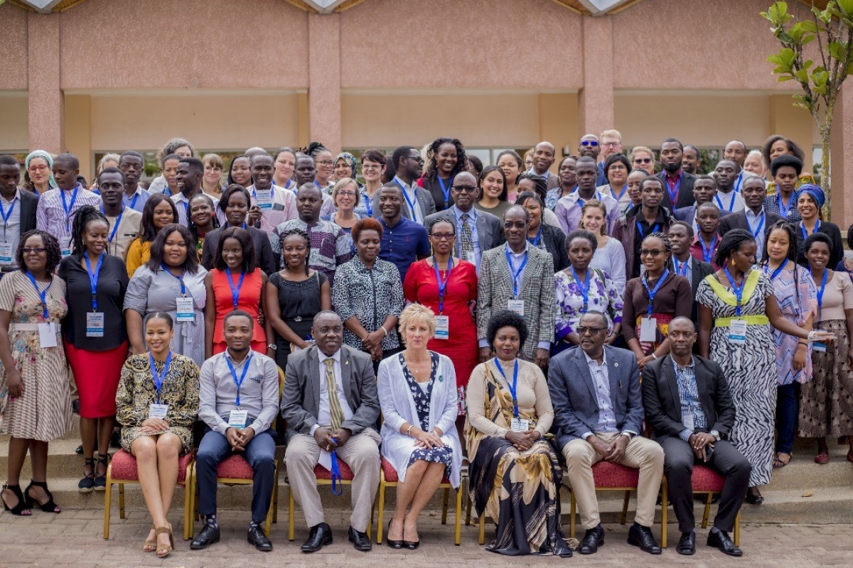African occupational therapist working with elderly patient in rehabilitation session